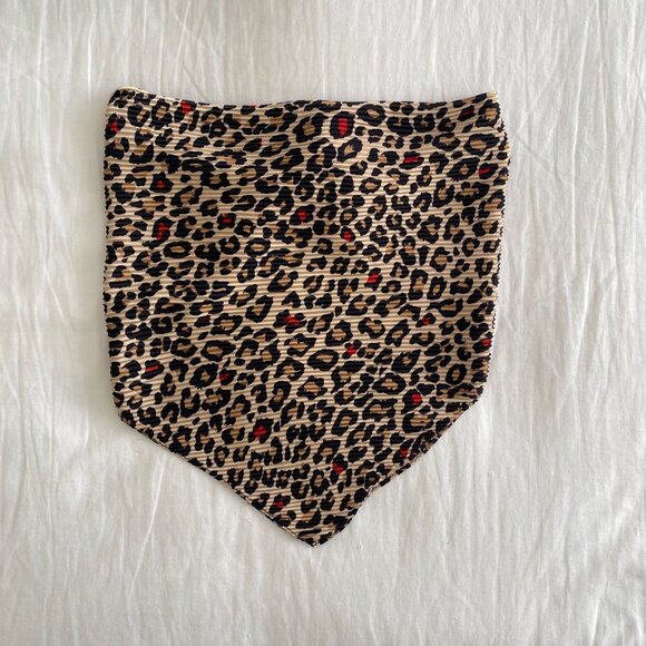 No brand cheetah print scarf / top - Picture 1 of 7